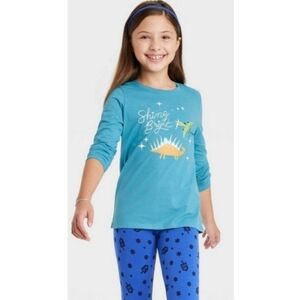 Cat & Jack Dinosaur Hanukkah Long Sleeve Tee